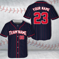 Personalized Team Name And Number Baseball Jersey, Custom Baseball Jersey Shirt