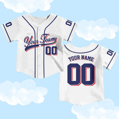 Personalized Kid Baseball Jersey, Custom Name Number Youth Baseball Shirt, Baseball Jersey For Baseball Fans Lovers
