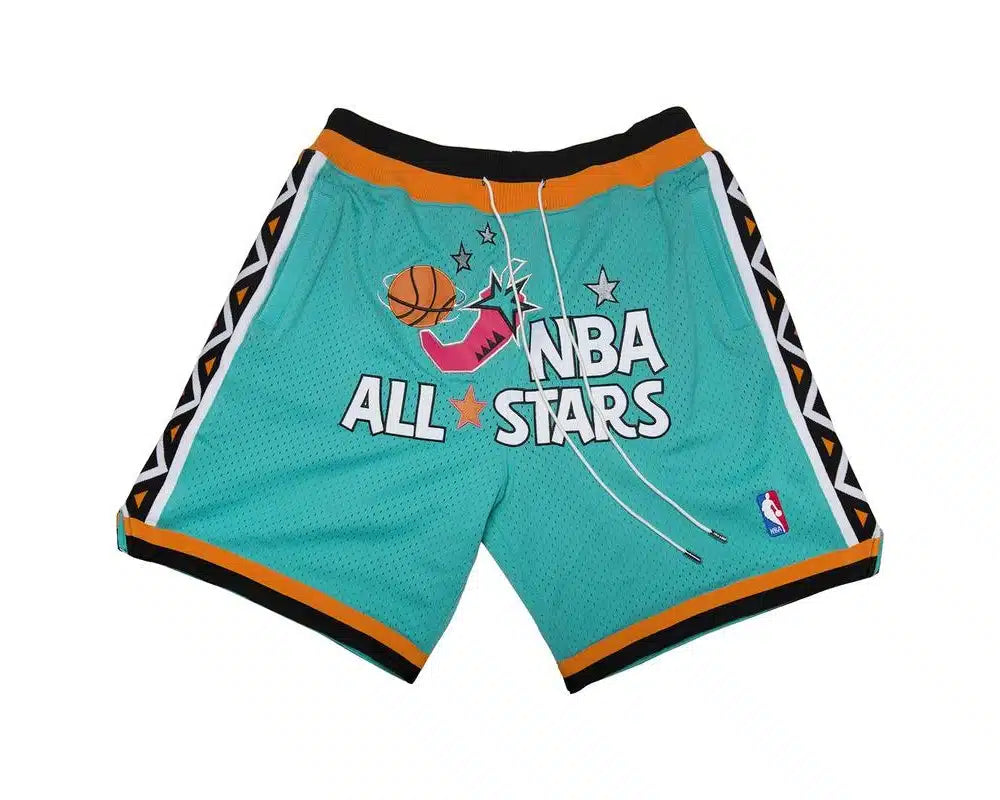 1996 All-Star Game East Teal Shorts