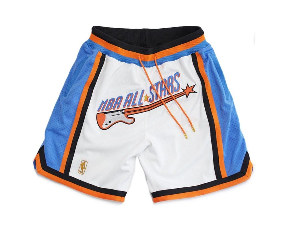 1997 All-Stars Game White Basketball Shorts