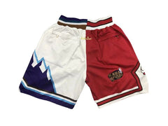 1997 Finals Bulls vs. Jazz Red/White Shorts