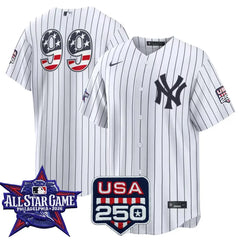 Aaron Judge New York Yankees 2026 All-Star Stars & Stripes White Stadium Stitched Jersey