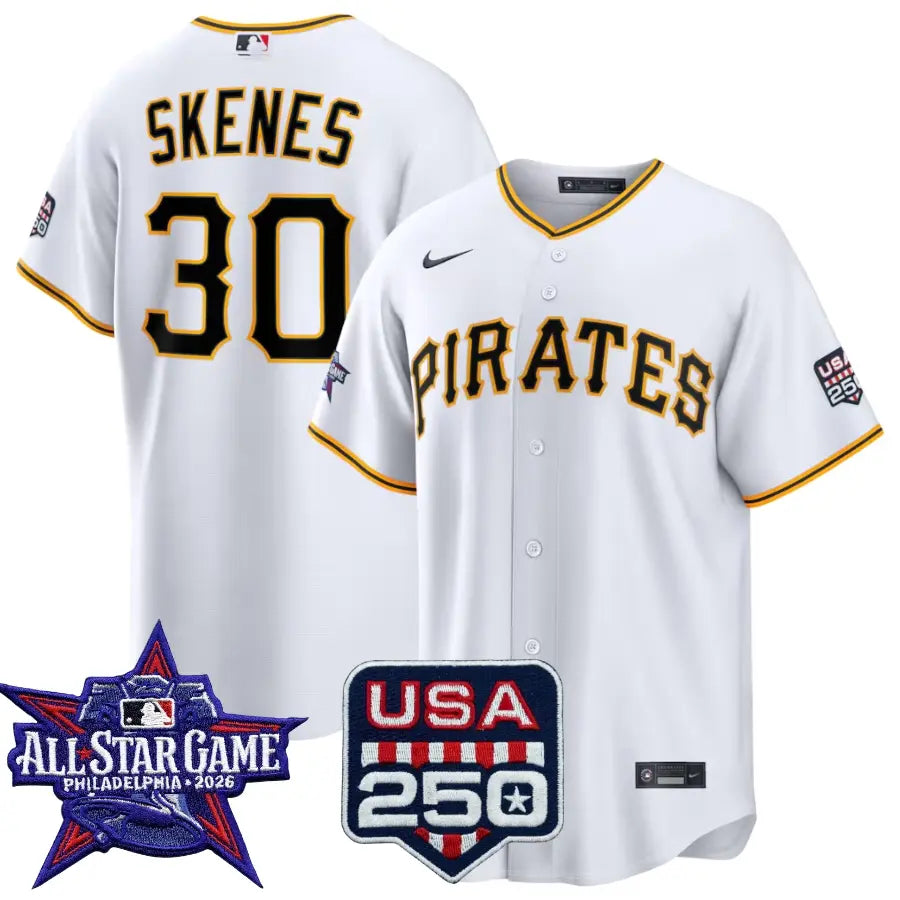 Paul Skenes Pittsburgh Pirates 2026 All-Star Game White Stitched Jersey