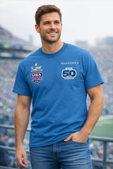 Seahawks Super Bowl LX USA 250 Seattle Football Champions Sweatshirt Tee – Seattle Seahawk Fan Crewneck