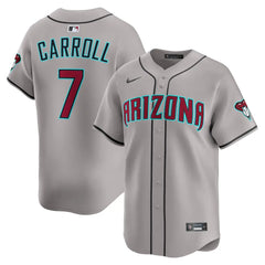 Diamondbacks Corbin Carroll Gray Road Limited Jersey Stitched