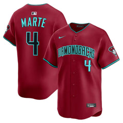 Diamondbacks Ketel Marte Red Alternate 2 Limited Jersey Stitched