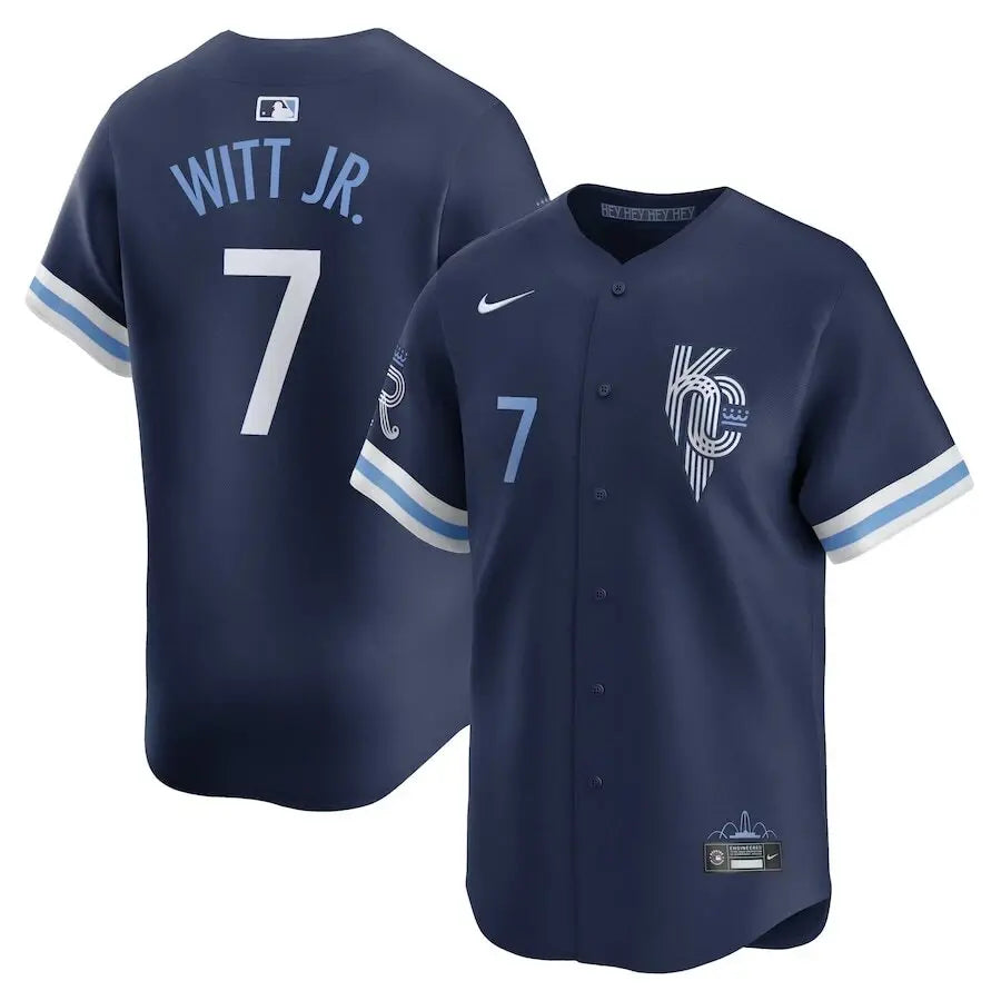 Bobby Witt Jr. Royals City Connect Jersey Stitched