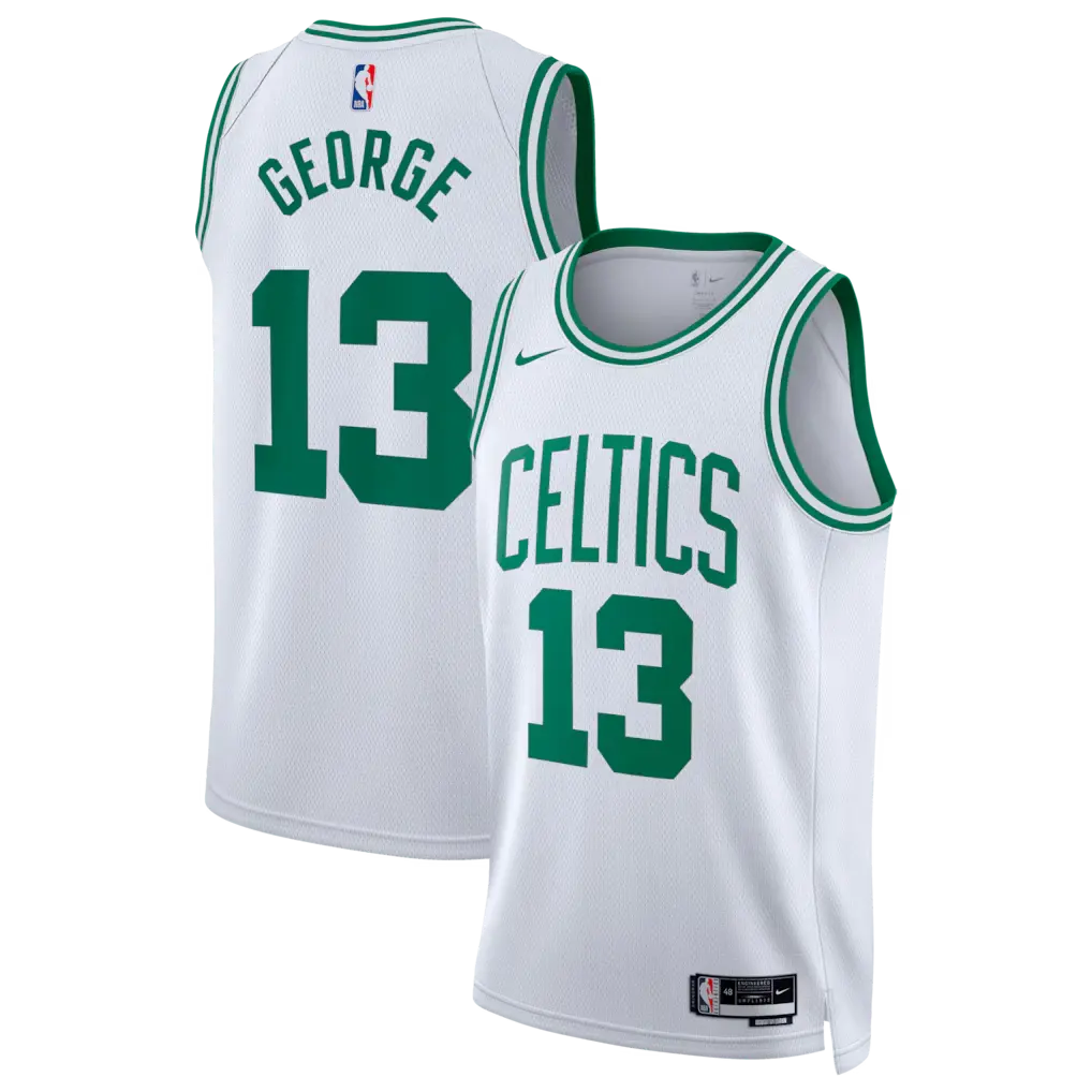 Celtics 2026 Paul George White Stitched Jersey