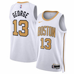 Celtics 2026 Paul George White City Edition Stitched Jersey