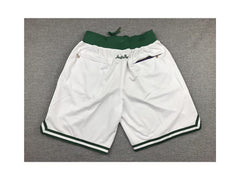 Boston Celtics Shorts White