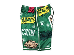 Boston Celtics Slap Sticker Green Shorts