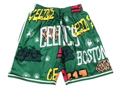 Boston Celtics Slap Sticker Green Shorts
