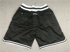 Brooklyn Nets Black Throwback Shorts