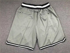 Brooklyn Nets Gray Throwback Shorts