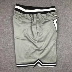 Brooklyn Nets Gray Throwback Shorts