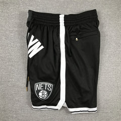 Brooklyn Nets Icon Shorts - Black
