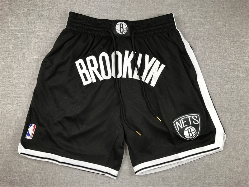 Brooklyn Nets Icon Shorts - Black