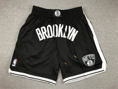 Brooklyn Nets Icon Shorts - Black