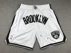 Brooklyn Nets Icon Shorts - White