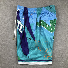 Charlotte Hornets Shorts Hardwood Classics Hyper Hoops
