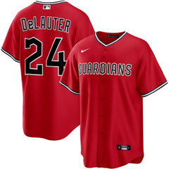 Chase DeLauterGuardians Alternate Red Jersey Stitched