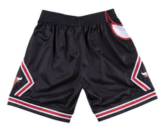 Chicago Bulls Big Face Black Hardwood Classics Shorts