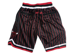 Chicago Bulls Black Stripe “BULL” Shorts