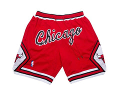 Chicago Bulls Red “Chicago” Shorts