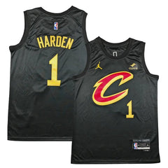 James Harden Cavaliers Black Sewn down Jersey