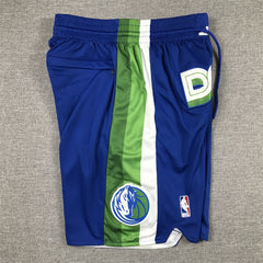 Dallas Mavericks 2023 Blue City Edition Shorts