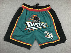 Detroit Pistons Shorts Teal