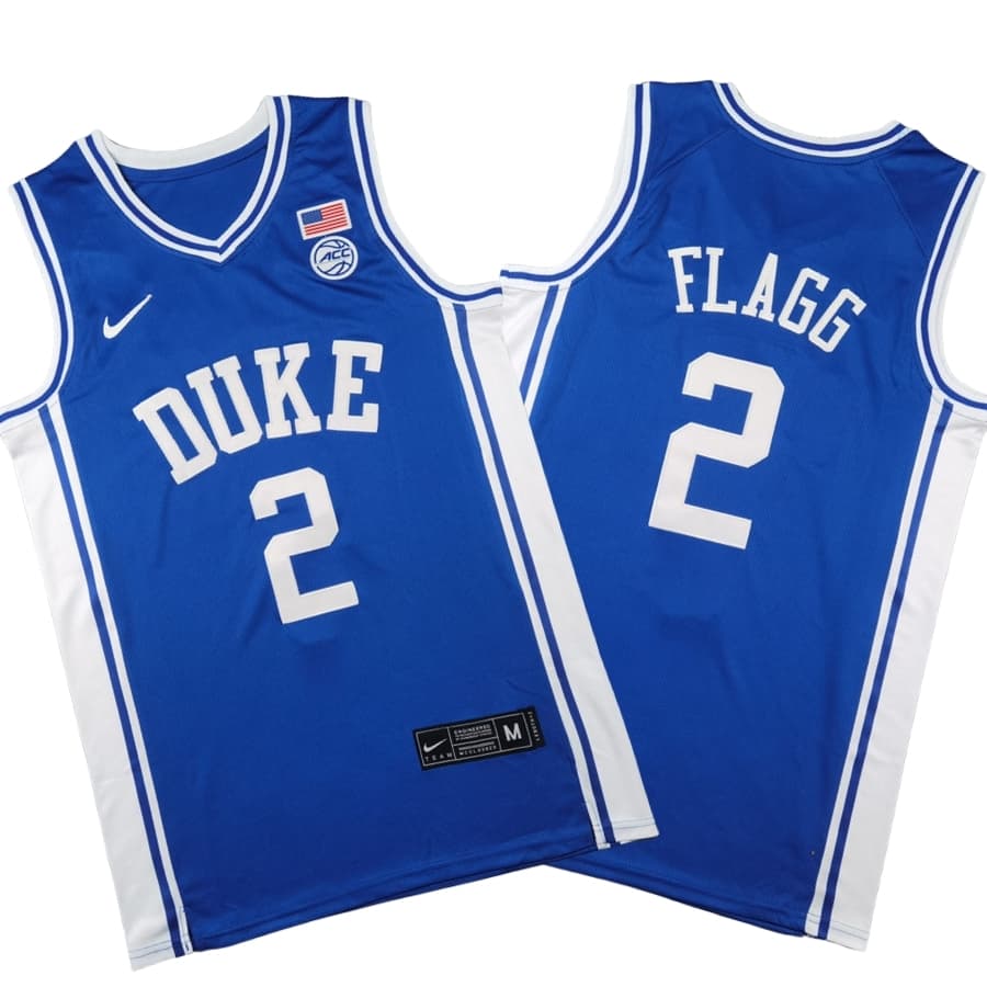 Duke #2 Cooper Flagg Blue Stitched Jersey