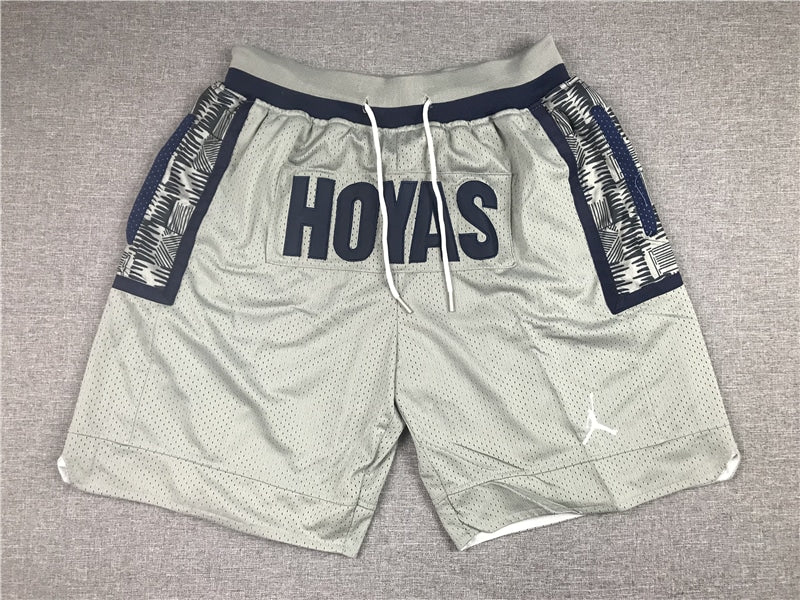 Georgetown HOYAS University 1995-96 Gray Shorts