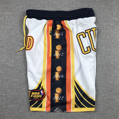 Golden State Warriors 30 Curry White Final Shorts