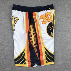 Golden State Warriors 30 Curry White Final Shorts