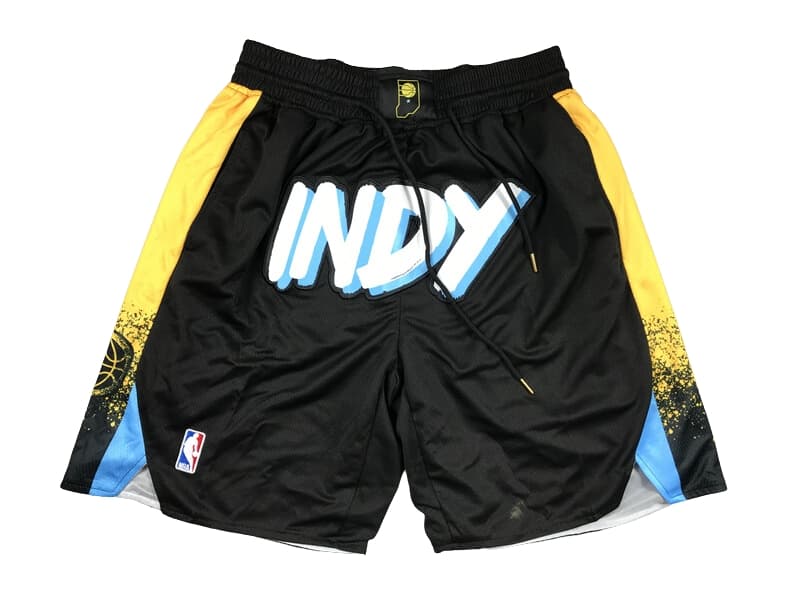 Indiana Pacers City Edition Black Shorts