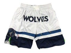Minnesota Timberwolves Association White Shorts