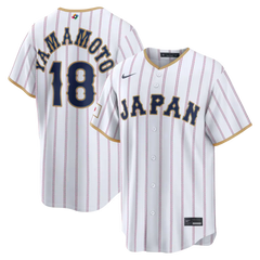Japan Yoshinobu Yamamoto White 2026 World Baseball Classic Jersey Stitched