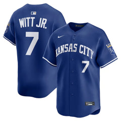 Royals Bobby Witt Jr. Royal Alternate 2 Limited Jersey Stitched