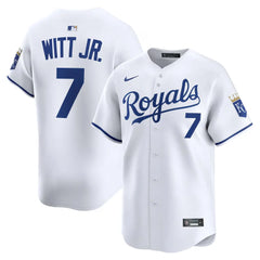 Royals Bobby Witt Jr. White Home Limited Jersey Stitched