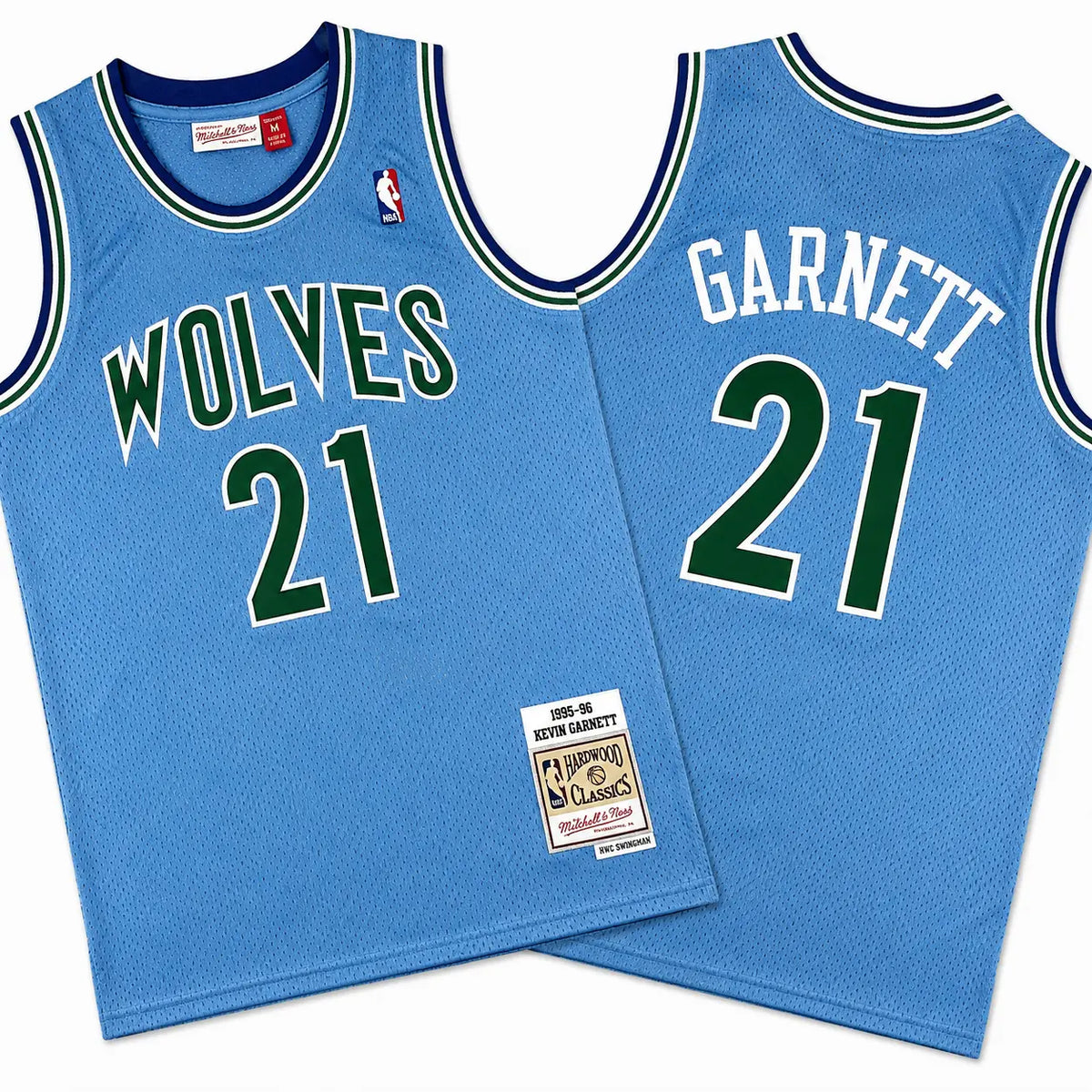 Kevin Garnett 21 Minnesota Timberwolves Blue 1995-96 Classic Stitched Jersey