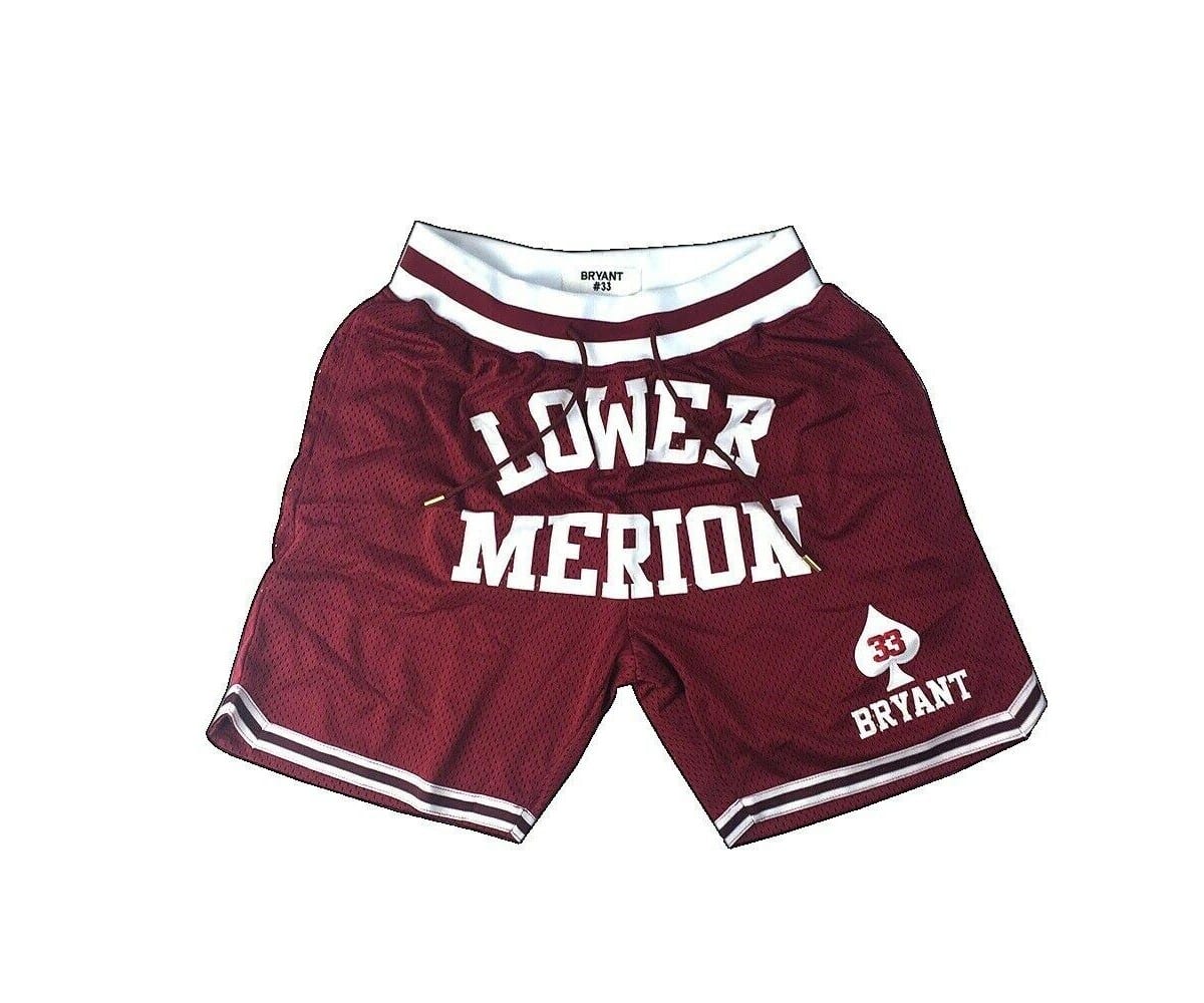 Kobe Bryant Lower Merion Red Shorts