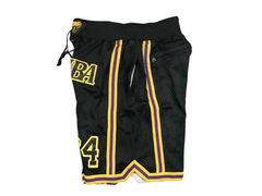 Lakers 8 24 MAMBA Black Shorts