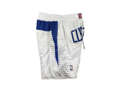 La Clippers Association White Shorts