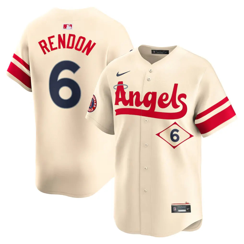 Angels Anthony Rendon Cream City Connect Limited Jersey Stitched