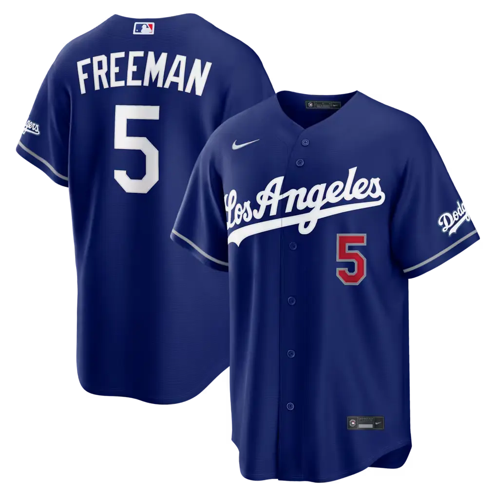 LA Dodgers 2026 Freddie Freeman Royal Alternate Stadium Jersey - Stitched Edition