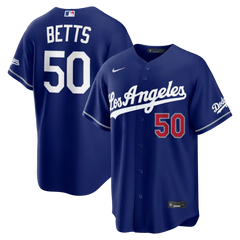 LA Dodgers 2026 Mookie Betts Royal Alternate Stadium Jersey - Stitched Edition