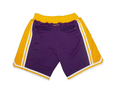 Los Angeles Lakers Purple Throwback Shorts