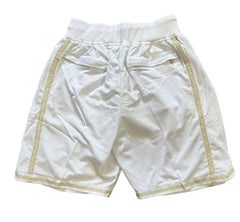 Los Angeles Lakers White MVP Throwback Shorts