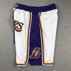 Los Angeles Lakers White Shorts - Association Edition